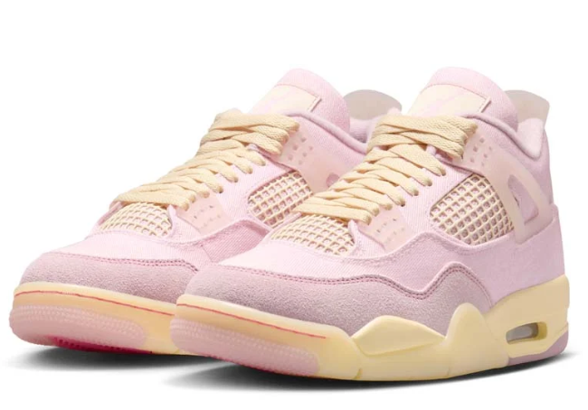 Air Jordan 4 Retro Women's Sneakers – Pearl Pink/Iced Carmine