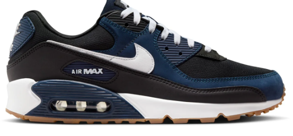 Nike Air Max 90 Men's Shoes – Black / Reflect Silver