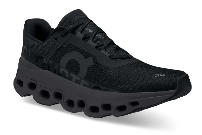 On Cloudmonster Women's Running Shoes – Black/Magnet