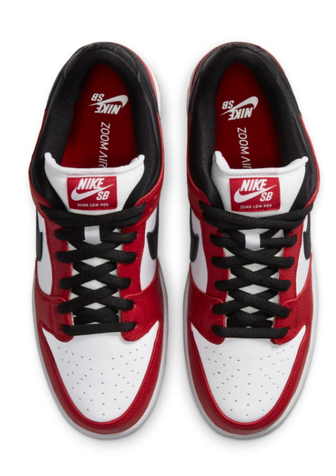 Nike SB Dunk Low 'Chicago' – Red/White/Black